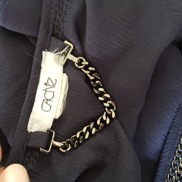 CADIE Navy Blue Cover-Up Swim Size XL - Picture 6 of 6